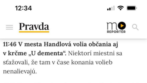 volby v Handlovej