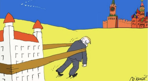 Burlak na Dunaji ( cartoon joke)