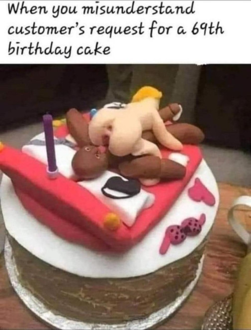 69th Bday cake