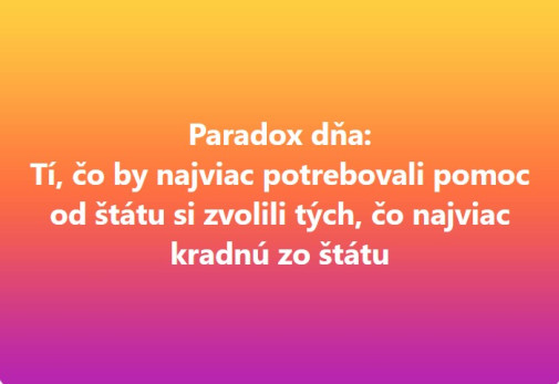 slovensky sociologicky paradoX: