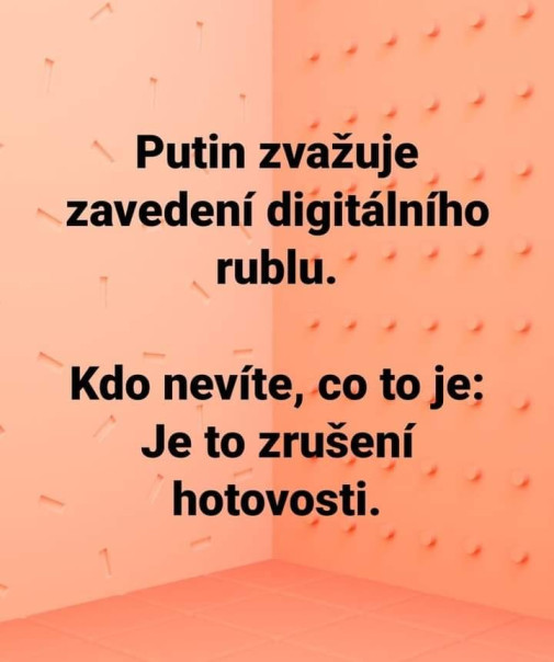 zrusenie hotovosti=nastolenie neustavnosti (podla Ustavy SR)