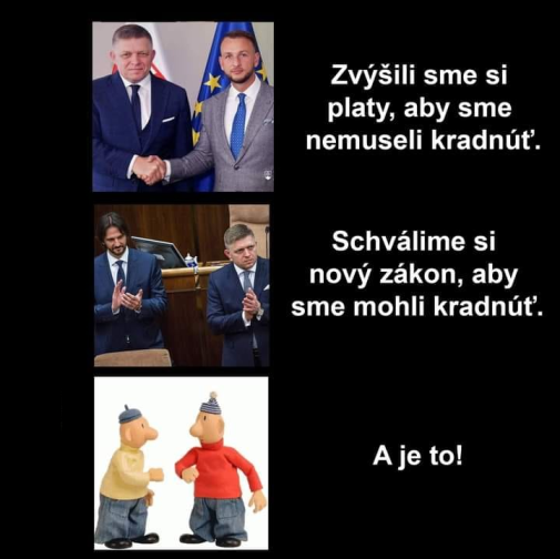 schvalili sme (si)