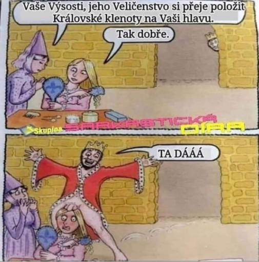 klenot na hlavu (cartoon joke)