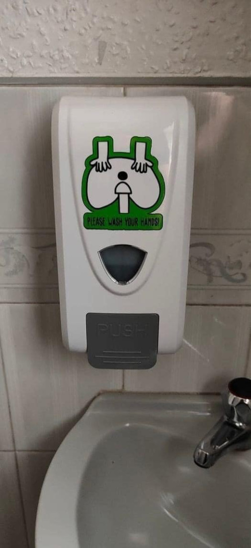 push then wash