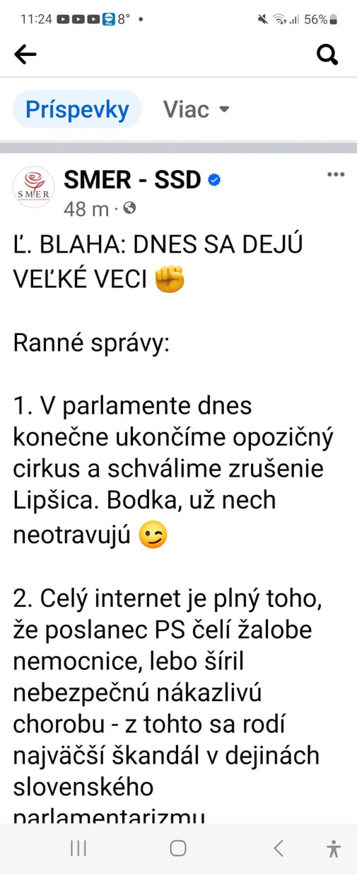 baranojeb siri poplasnu (navyse nepravdivu) spravu